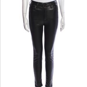 Mother Faux Leather Pants, size 25